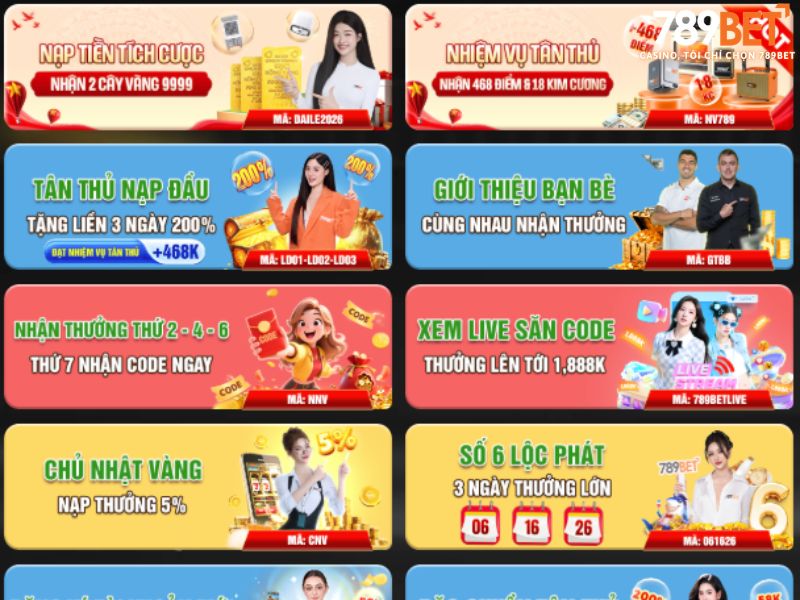 Chương trình khuyến mãi 789BET dành cho cấp độ VIP mang tính cá nhân hóa cao